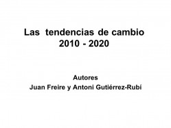 Tendencias de cambio